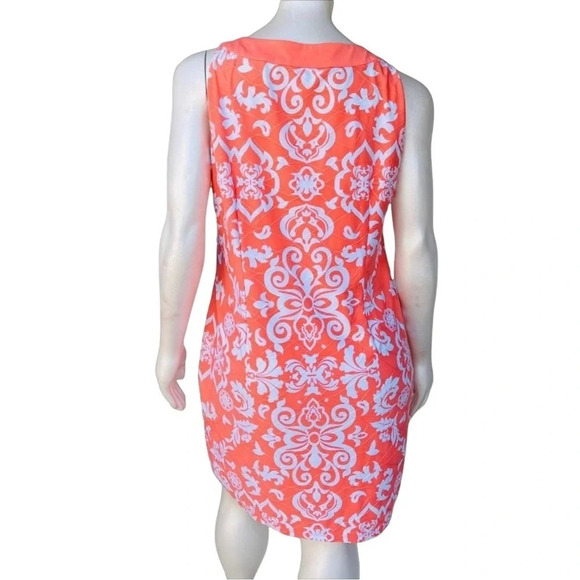 Allison Daley Dress Women’s Plus Size 20W Melon Embellished Stud Sleeveless - Picture 3 of 4